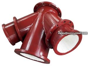  Ceramic Tile Lined Wear-Resistant Multi-Pass Pipe Manufactures