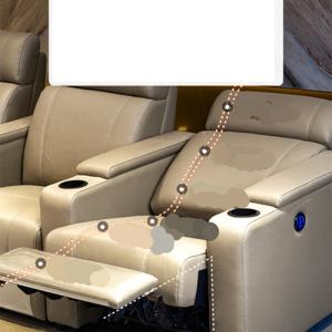  Home Theater Sofa Private Audio-Visual Room Space Capsule Electric Massage Multi-Functional Sofa Manufactures