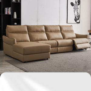  Multifunctional Sofa Modern Minimalist Nordic Living Room Combination Leather Electric Sofa Manufactures