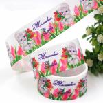 Cute Cartoon Logo Print Grosgrain Ribbon For Gift Wrapping