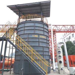  Chicken manure organic fertilizer fermentation tank machine Manufactures