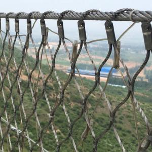  Stainless Steel Knotted Wire Rope Mesh Flexible Protecting Animals Manufactures