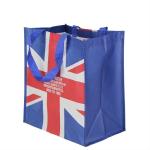 PLA Compostable Non Woven Fabric Shopping Bags Custom Designed For Grocery