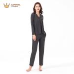 High Quality Women's Sleepwear Pajama Set Rayon Polyester Spandex Baby French