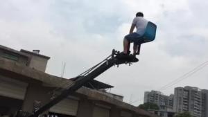  500kg Scissor Camera Crane , Long Arm Mobile Camera Crane Manufactures