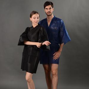  Sauna Room Disposable Spa Wear Beauty Salon Hotel Disposable Bathrobe Manufactures