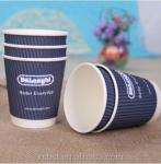 22oz One Time Paper Disposable Coffee Cups Flexo Printing / Offset Printing