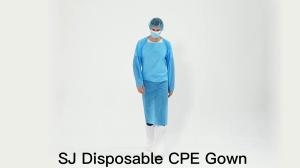 Hairdressers Makeup Disposable Protective Apron Soft Disposable Polyethylene Aprons Manufactures