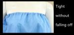 S&J Non woven fabric Women Ladies Wearable Super Soft disposable Dress Bath