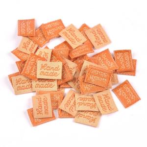  Personalized custom logo clothing label woven label tag Manufactures