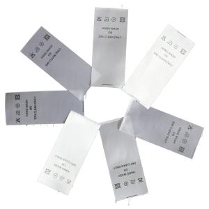  Wholesale Print Clothing Garment Labels Custom Logo Manufactures