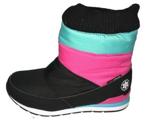  Outside Warm Fur Pu Nylon Cold Weather Boots Non Slip Manufactures