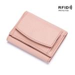 Small Wallet Women's Genuine Leather Japanese-style Cloth Rfid Coin Bag Wallet