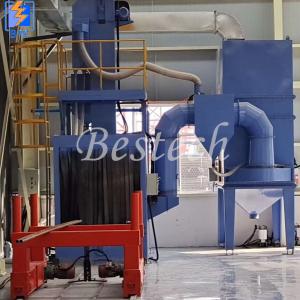  Steel plate profile pipe steel angle shot blasting Machine Manufactures