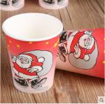 Disposable thickening scald christmas snowflake paper water coffee cup