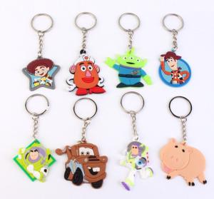  Durable Pvc / Rubber / Silicone Rubber Keychain For Children Manufactures