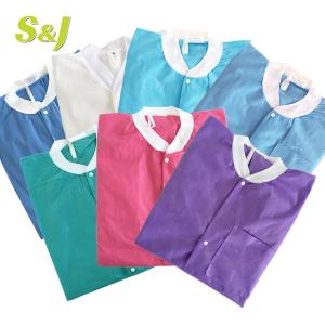  Unisex Disposable Lab Coats Hospital Laboratory Chemical Resistant Gown Manufactures