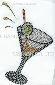  Rhinestone, Rhinestone motifs, Rhinestone hot fix motif, Rhinestone transfer Manufactures