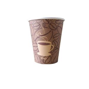  Wholesale Disposable Hot Cups , 6oz Custom Paper Coffee Cups Manufactures