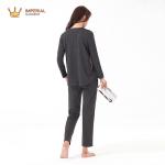 High Quality Women's Sleepwear Pajama Set Rayon Polyester Spandex Baby French