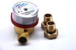 Class B Brass Body Domestic Single Jet Cold Water Meter Oem Iso4064