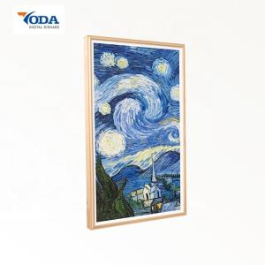  Ash Wood Wireless Smart Digital Picture Frame 1920*1080P Full View Angle On Wall Manufactures