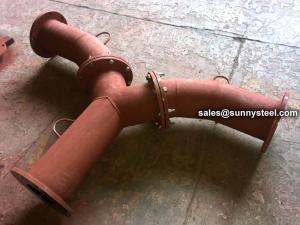  Y-Piece Cast Basalt Pipe Manufactures