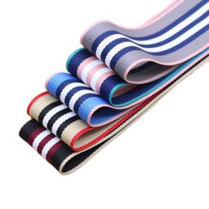  High Quality Sewing Grosgrain Ribbon Printed Stripe Printed Bow Manufactures