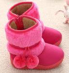 Kids Warm Fur Winter Snow Boots For Outdoor Anti Slip