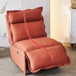 New Single Seat Armrestless Fabric Sofa Modern Minimalist Technology Cloth