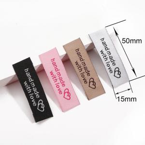  Wholesale private woven garment label clothing label tag Manufactures