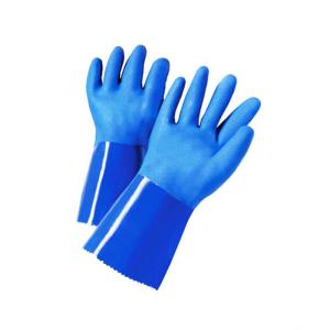 Cotton Interlock Liner PVC Sandy Coated Work Gloves Fishing Gloves PVCM-03 Manufactures