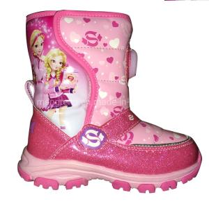  Magic Tape Non Slip Soft Winter Snow Boots For Kids Manufactures