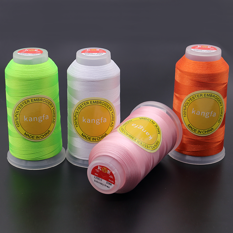 High Temperature Resistant Silk Thread for Embroidery Machine Net Weight/cone 100G-120g