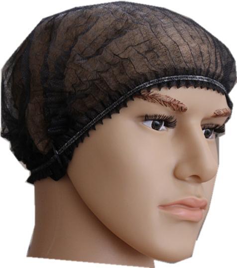 Non-Woven PP Single Elastic Disposable Strip Clip Mob Cap