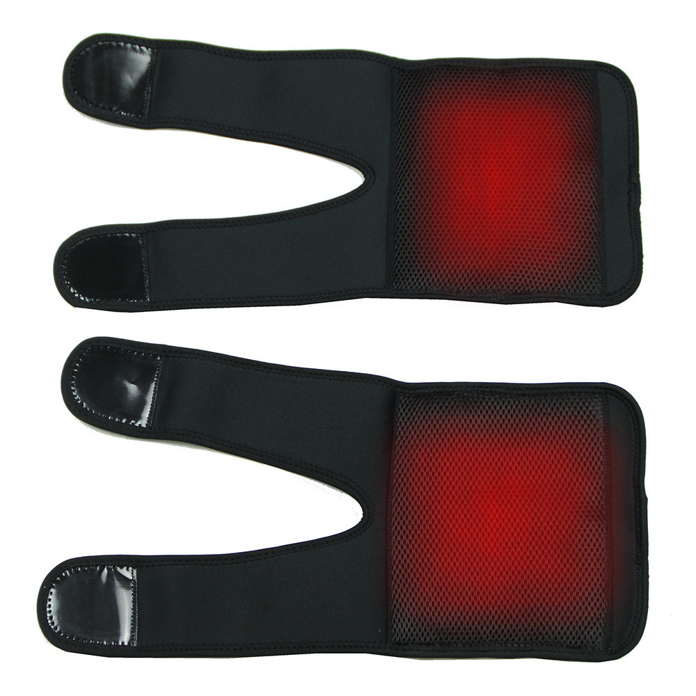 OEM Electric Heating Knee Massager , Heat Therapy Knee Wrap Brace 47×20cm size