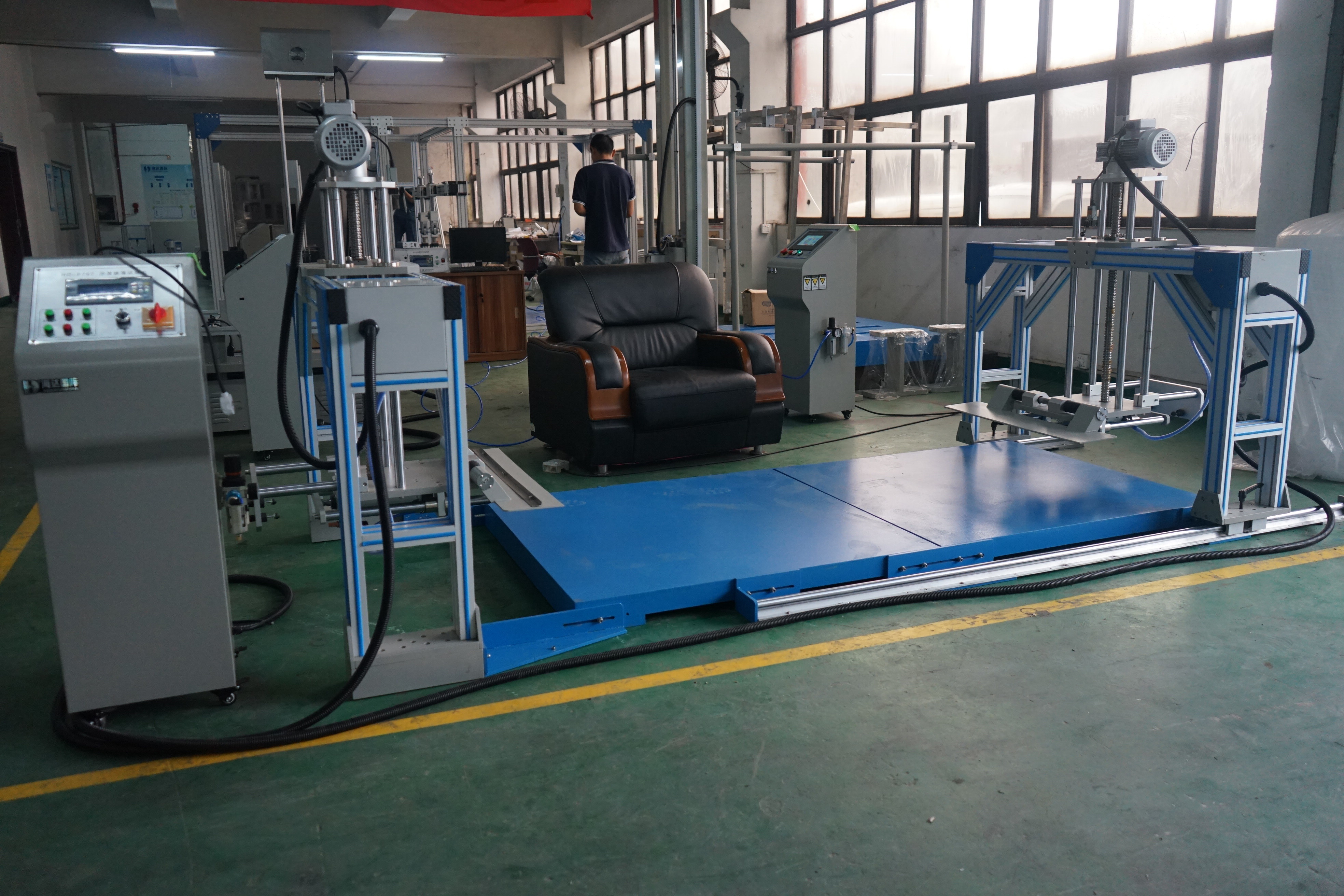 Simulate Impact Furniture Testing Machines , Drop Situation Sofa Testing Machine