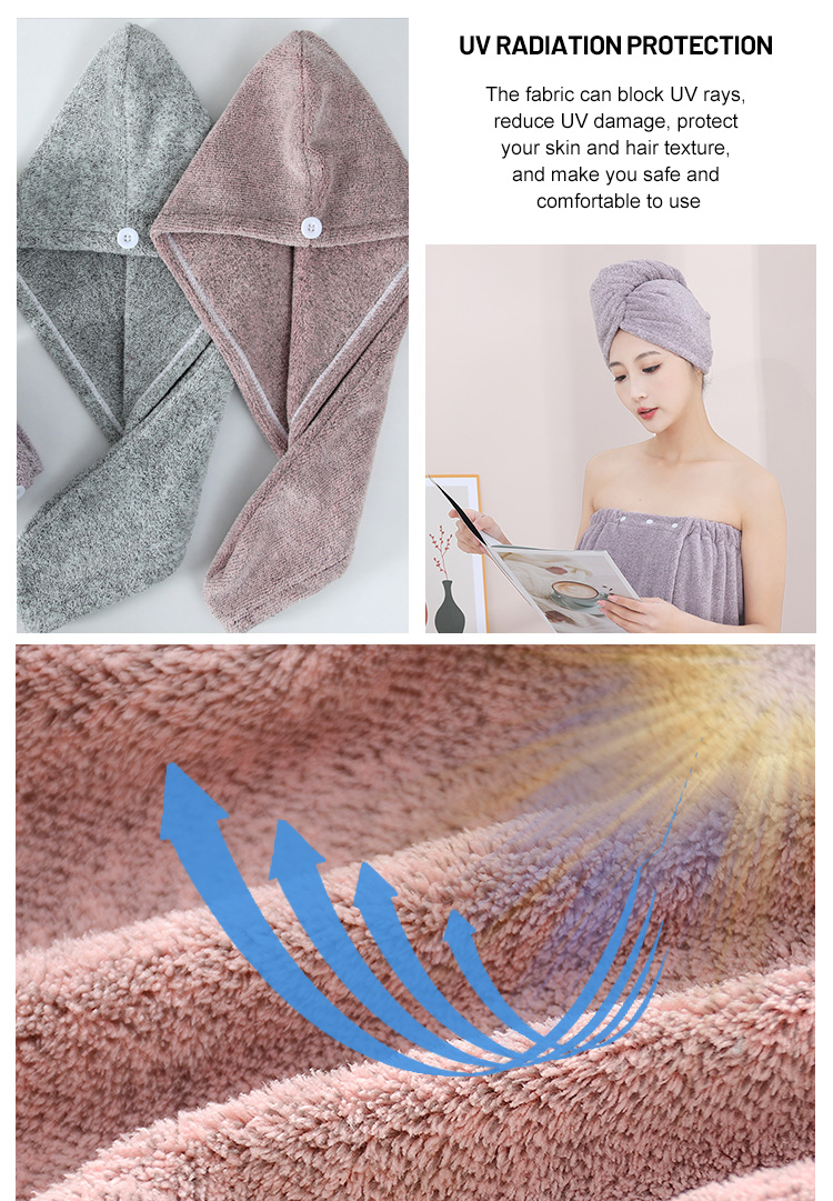 Square Magic Super Absorbent Microfiber Hair Towel Wrap for Women Quick Dry Turban Wraps Hair Drying Towel