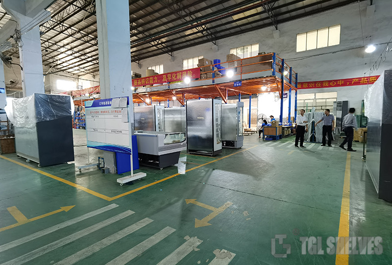 TGL Commercial Display Freezer , Open Air Beverage Cooler 0-10degree Temperature