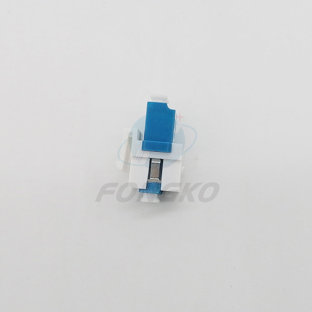 LC To LC Single Mode Fiber Keystone Jack Duplex Coupler For SC To SC Adapter