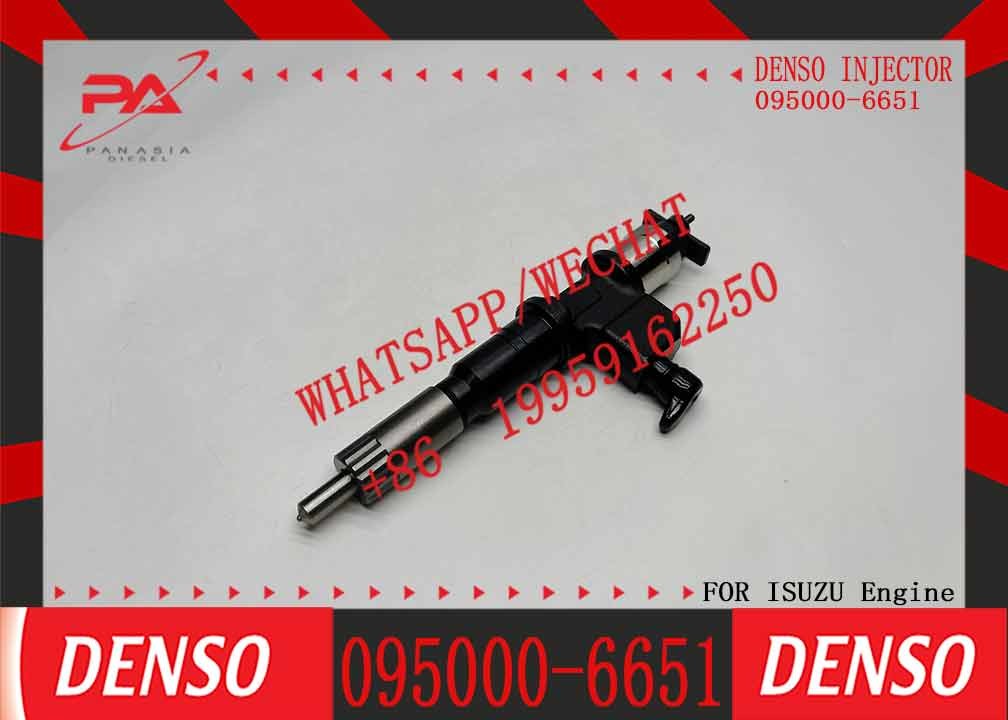 New Diesel common rail fuel injector 095000-6651 8-98030550-1 For ISUZU GIGA 6WF1 heavy duty CYZ EXZ 14.3L