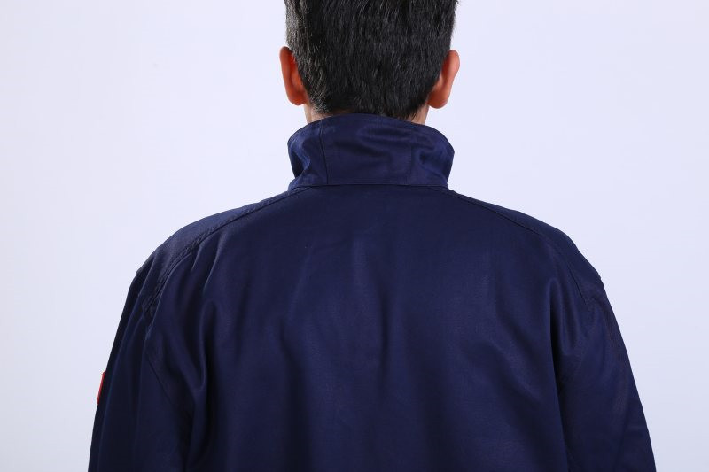 280gsm 60% Modacrylic Flame Retardant Workwear Jacket For Mining