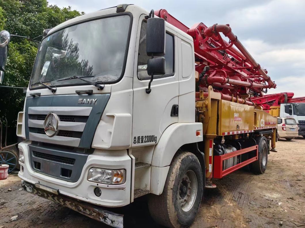 2020 Used 37m Concrete Pump Truck Heavy Equipment Concrete Boom Pump Truck Mounted Pump
