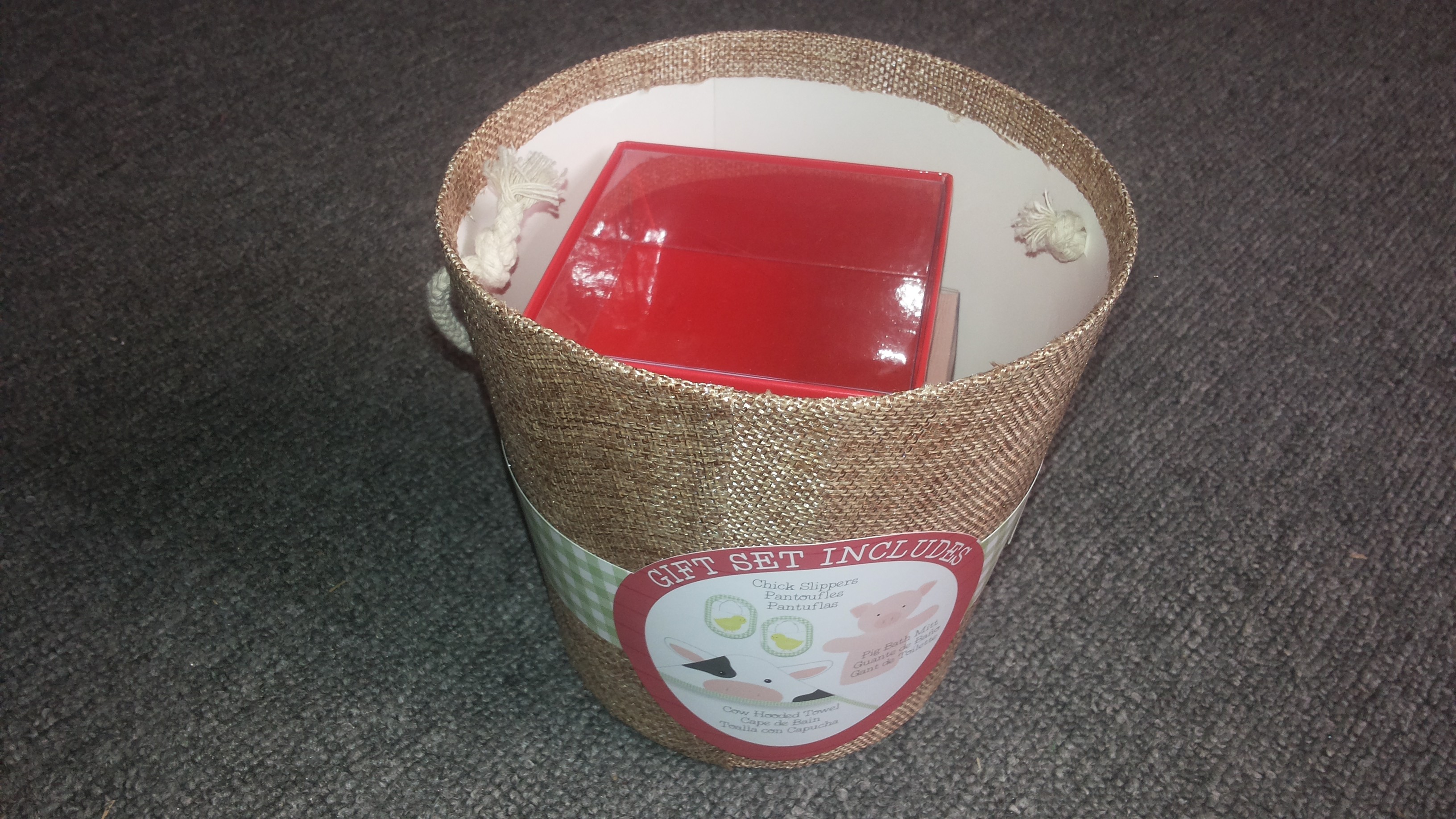 Luxury paper containers gift packaging box tubby shaped gift storage box