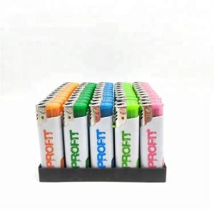 Customizable Windproof Lighter Flameless Electronic Lighter with LED Lamp DY