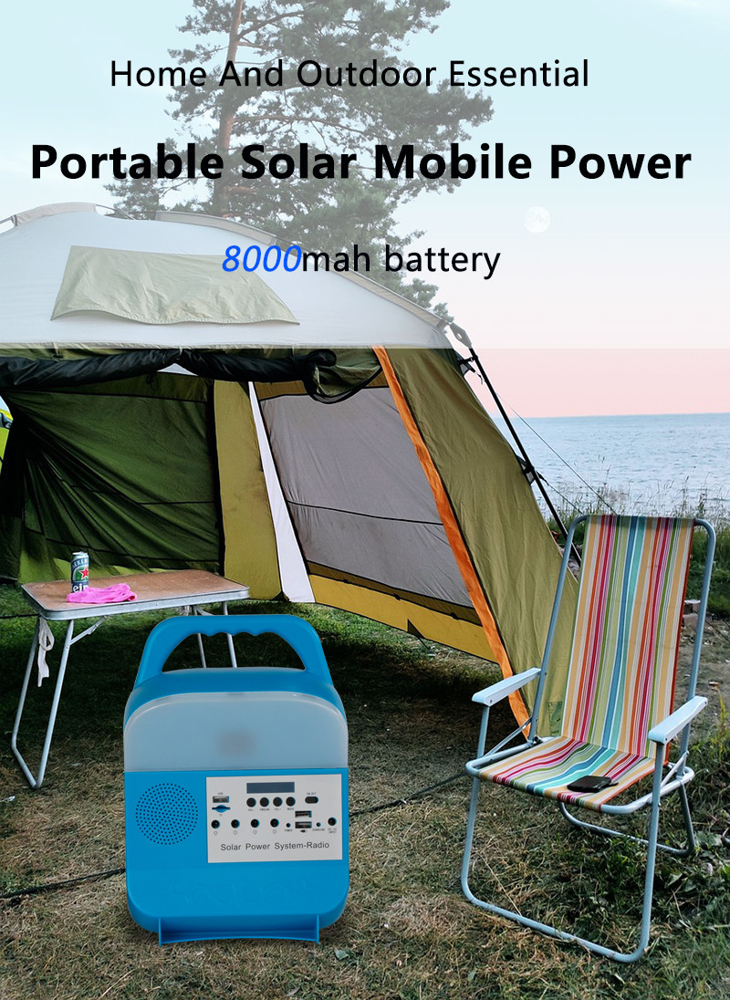 Portable Home Use Small Solar LED Light Solar System Energy Home Solar Lighting Kits