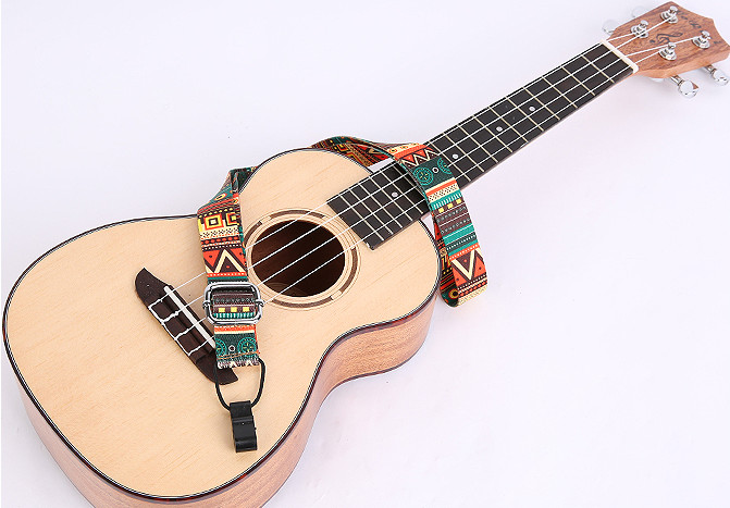 Custom LOGO Personalized Guitar Straps With Polyester Cotton Material