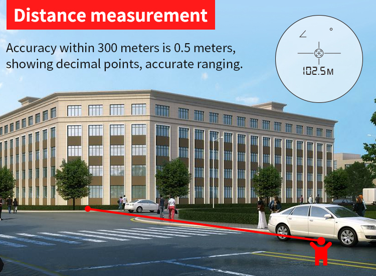 Professional Golf Laser Rangefinder Low Power Alarm For Electricity Installation Industry