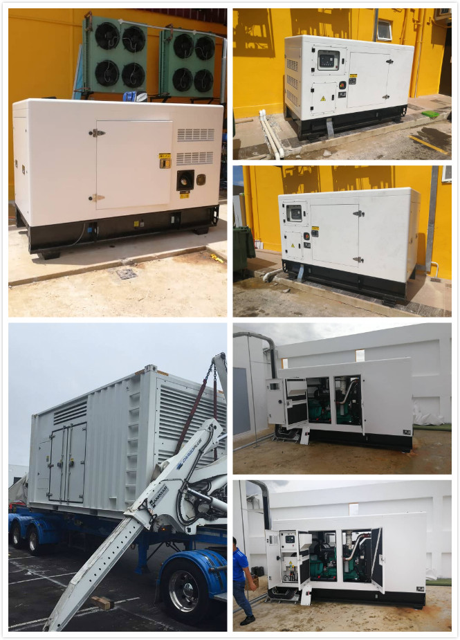 10kva 60kw Soundproof Silent Diesel Generator Set Cummins 230V