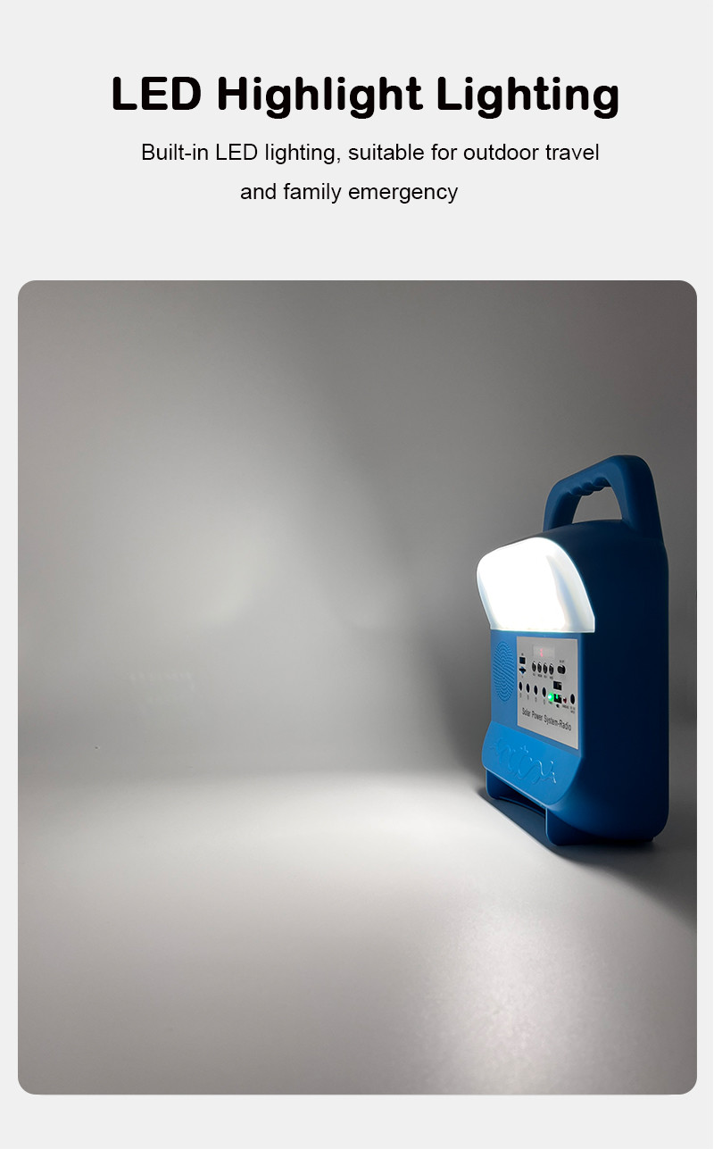 Waterproof Luminous RED Solar Led Light Emergency Charging Lamp With USB Charger